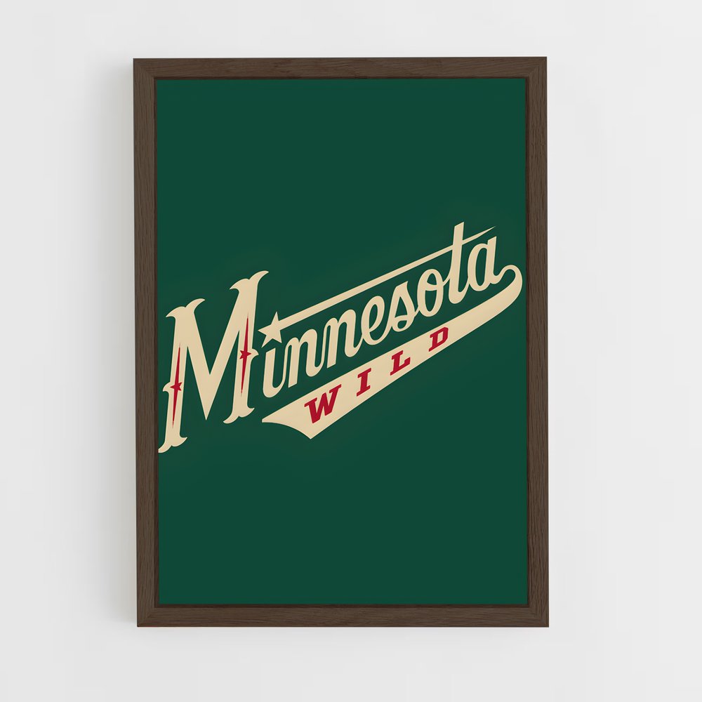 Poster Minnesota de wild – affiche Hockey sur glace (vue 5)